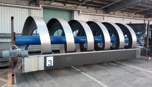 AmbaFlex SpiralVeyor – 2015 – has been in storage for 12 months – includes rolling trolley