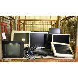 11x Computer monitors - Acer, Samsung, LG, Compaq, Liyama