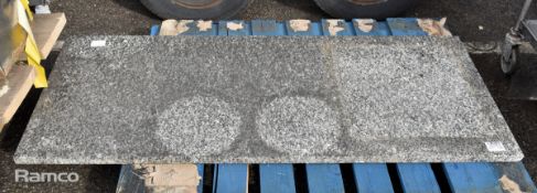 Marble counter top - W 1500 x D 630 x H 40mm