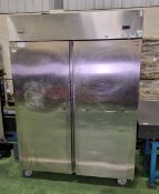 Electrolux 2 door upright freezer - W 1420 x D 780 x H 2000mm - DENTED AS PICTURED
