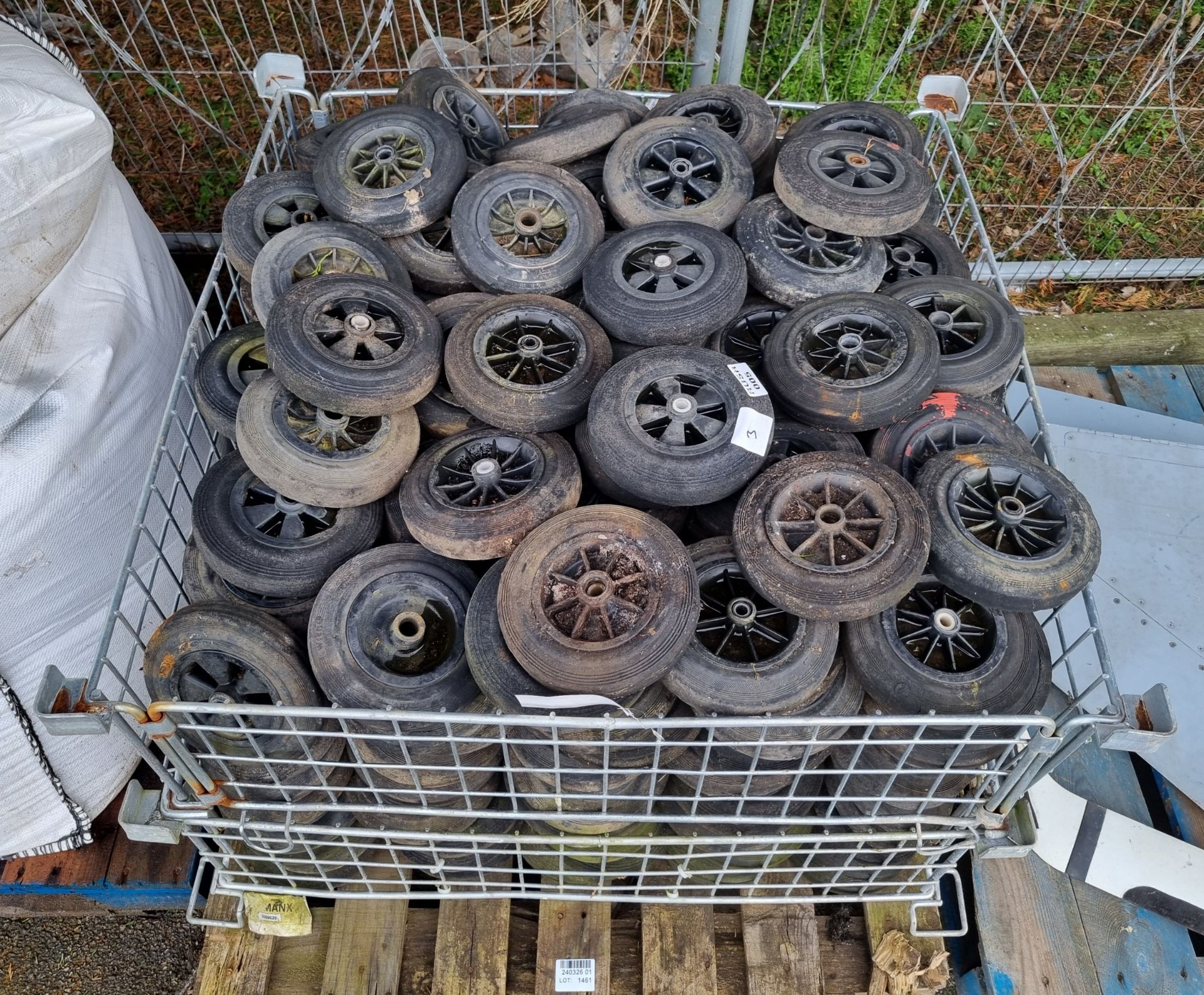 Wheelie bin spare wheels - Approx. 300 units - Image 2 of 4