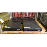 2x Power Solve PKR 3000-230X UPS - 6x AC output & 2x Power Solve PKR 2U battery case cabinets