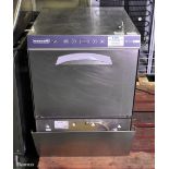 Maidaid C502D stainless steel under counter front control dishwasher - W 580 x D 650 x H 820mm