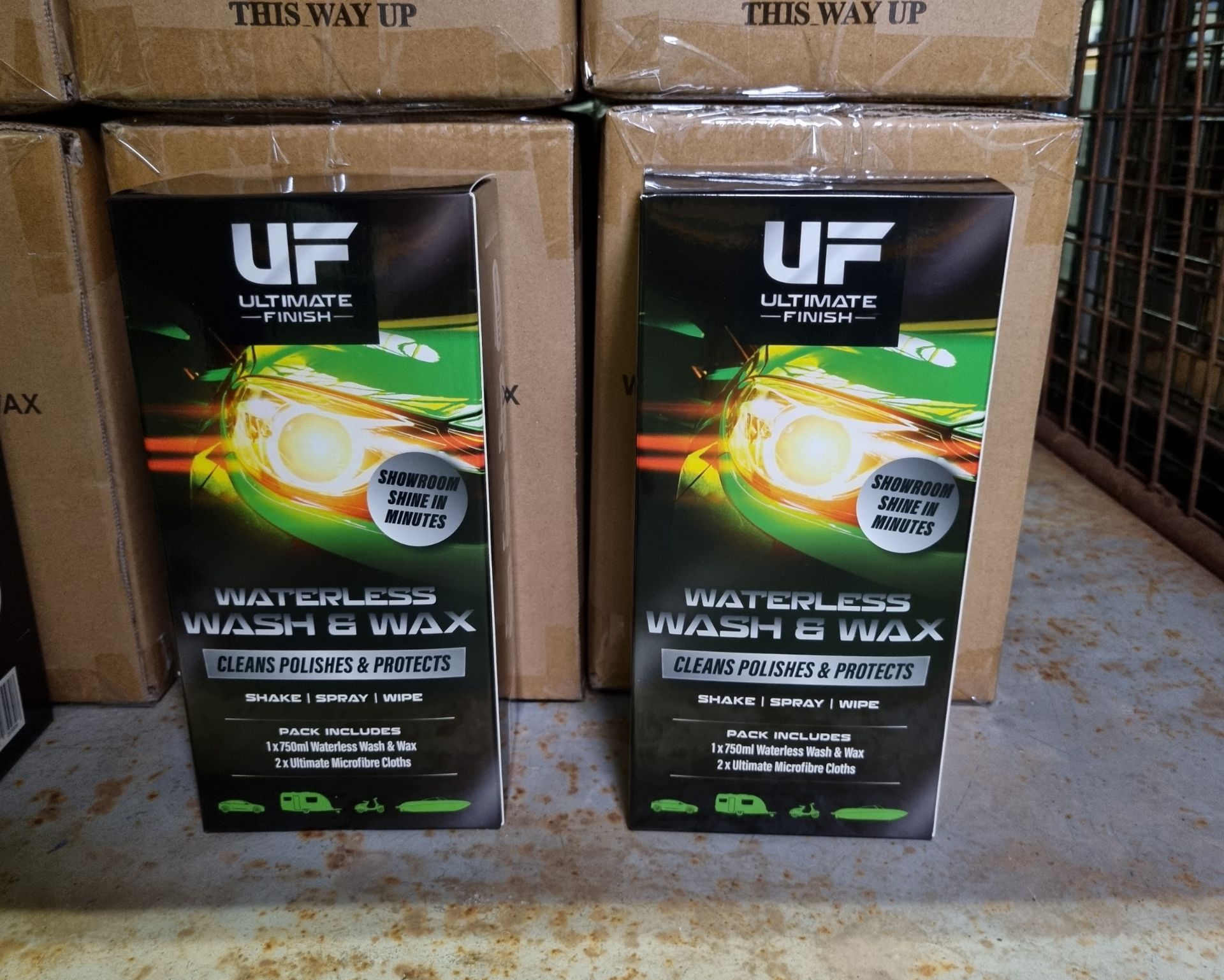 100x Ultimate Finish waterless wash & wax kits (750ml bottle and 2x microfibre cloths per pack) - Image 3 of 7