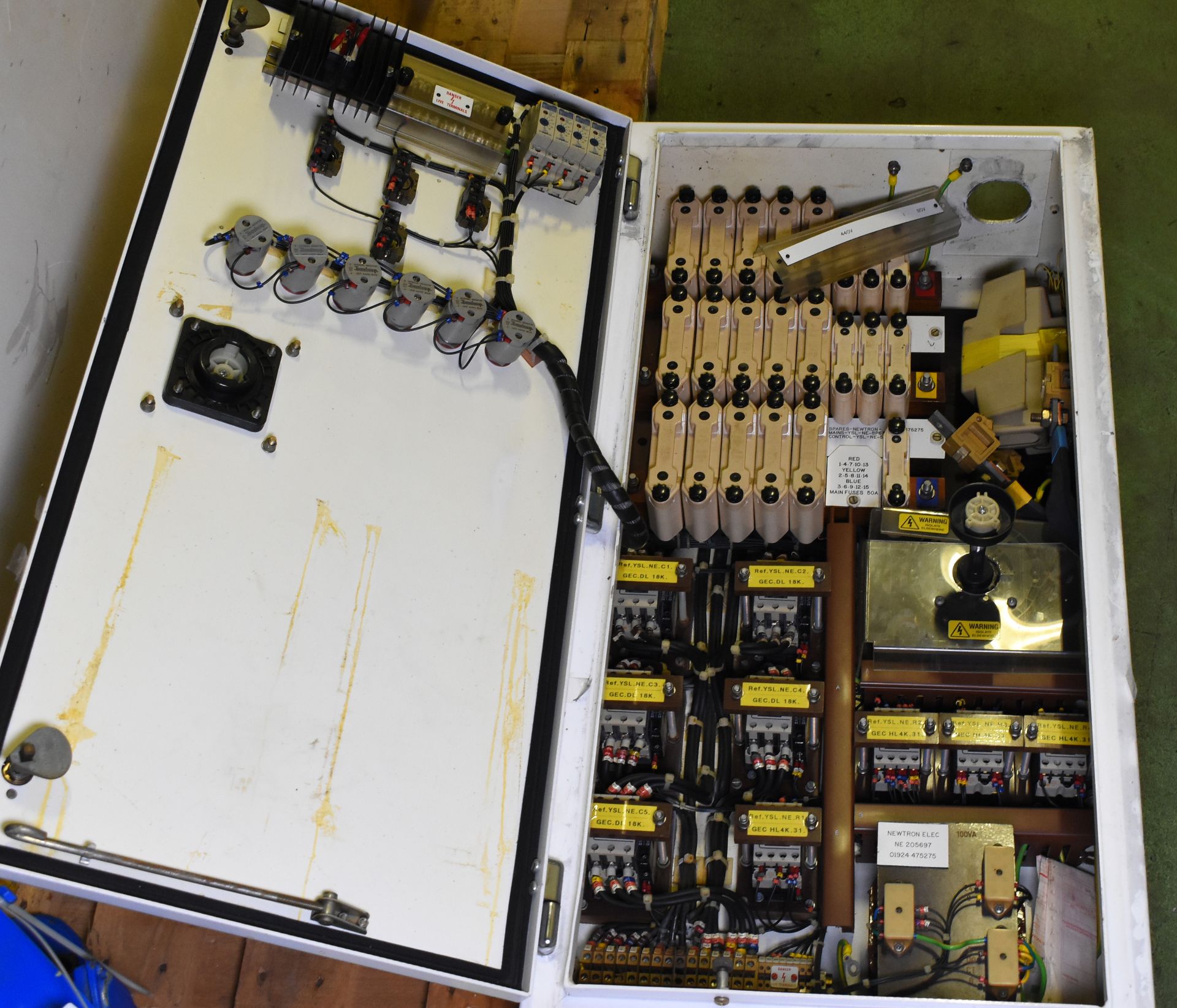 2x Calorifier control panels - 440V - W 500 x D 350 x H 1000mm - Image 3 of 5