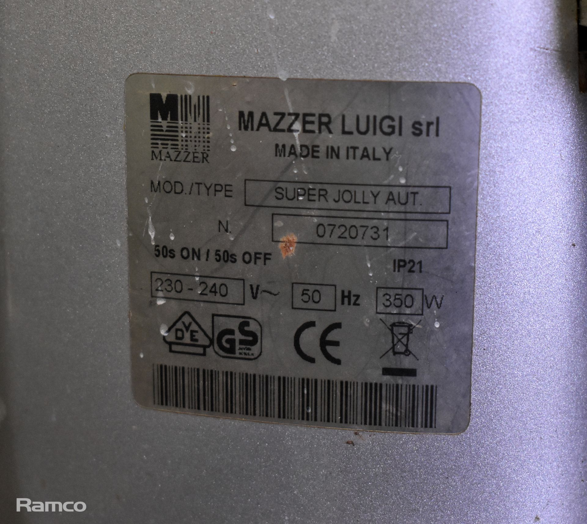 2x Mazzer Luigi Super Jolly AUT espresso coffee grinders - Image 3 of 12
