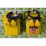 110V power tool transformer - 2x 16A sockets & Lewden CTP1500/2-5 110V power tool transformer
