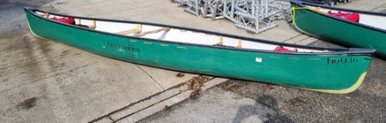 HOU Canoes HOU16 Open canoe - W 4900 x D 920 x H 370mm