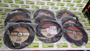 10x Makita P-24468 300mm C24R bf stone cutting discs