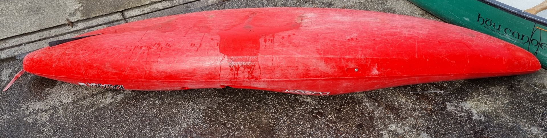 Dagger Katana polyethylene kayak - red - W 3200 x D 660 x H 420mm - Bild 5 aus 7