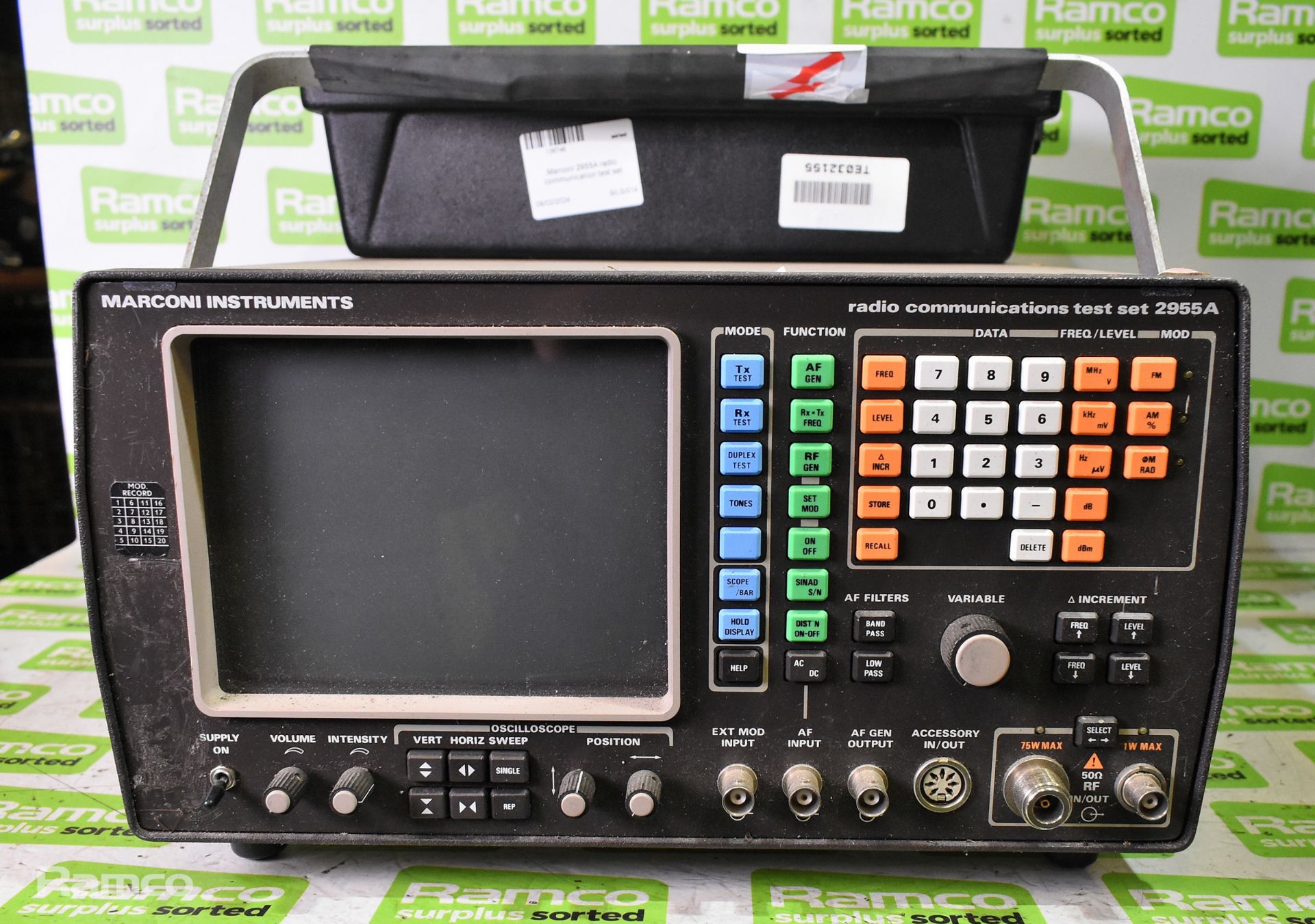 Marconi 2955A radio communication test set - Image 2 of 6