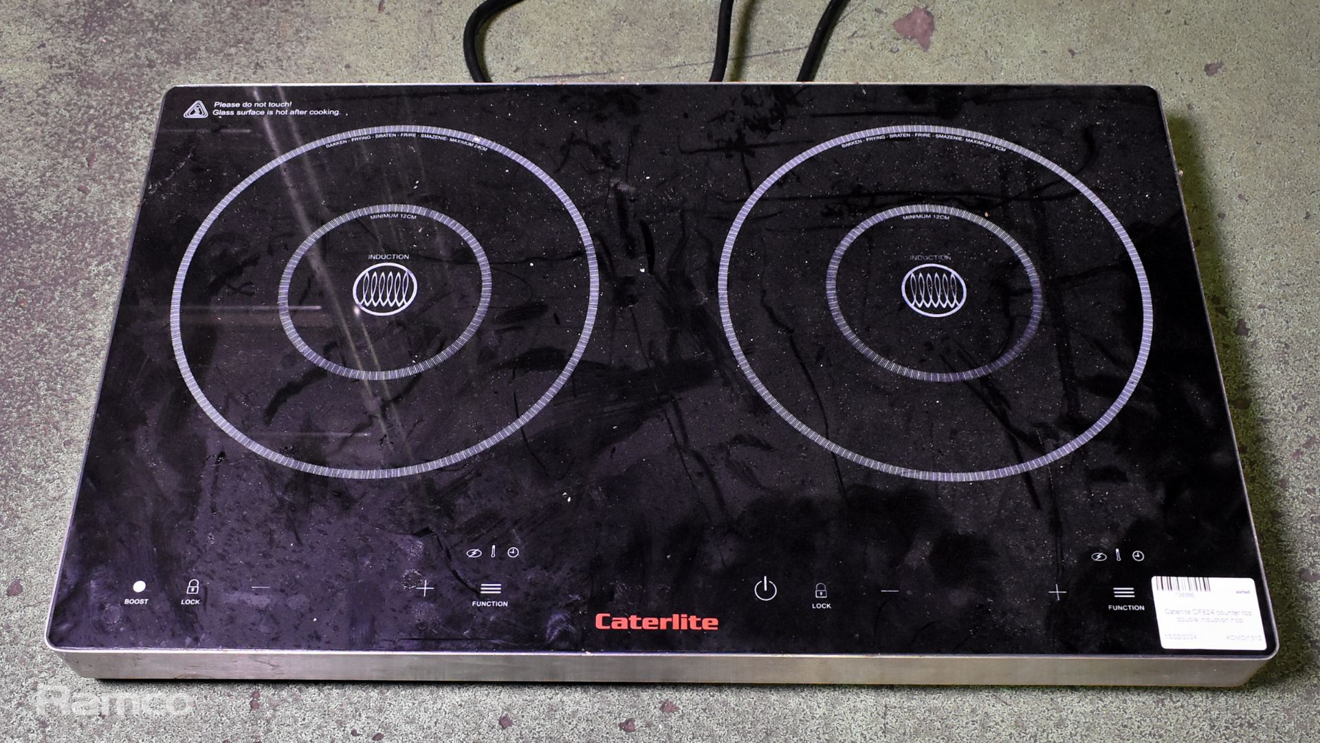 Caterlite DF824 counter top double induction hob & SilverCrest SIKP 2000 C1 induction cooking plate - Bild 4 aus 5