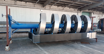 AmbaFlex SpiralVeyor – 2015 – has been in storage for 12 months – includes rolling trolley