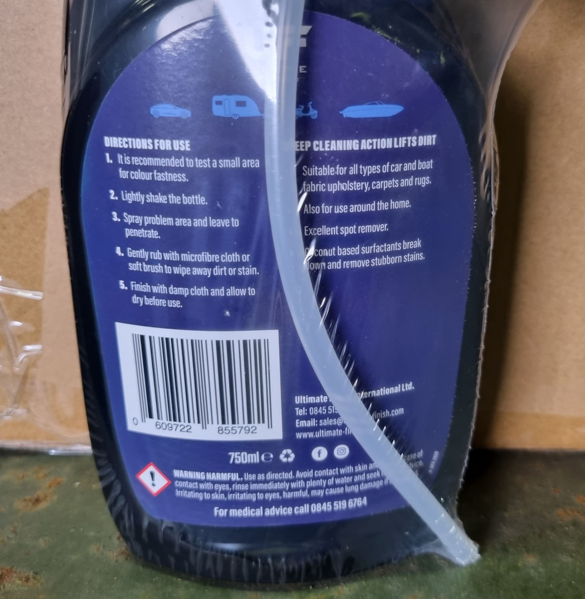 56x bottles of Ultimate Finish carpet and upholstery cleaner - 750ml - Image 6 of 6