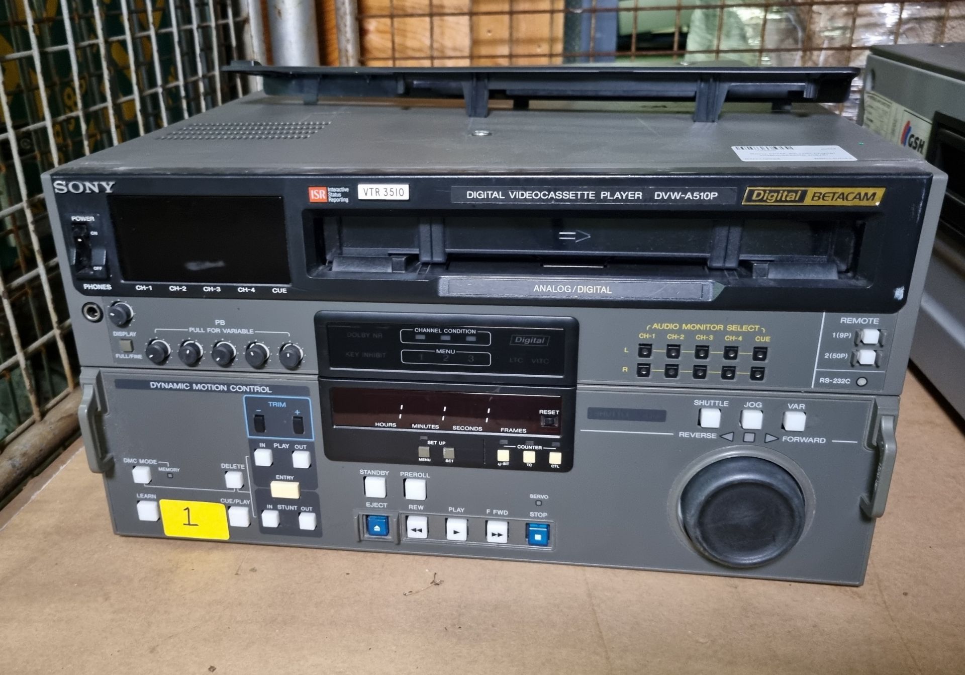 Sony DVW-A510P Digital video cassette player, Sony DVW-522P Digital video cassette player - Image 4 of 8