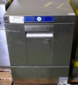 Hobart FX-A-SEF stainless steel under counter front control dishwasher - 440V