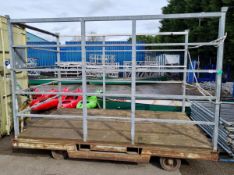 Handling Aids Ltd - 1 tonne capacity trailer with sides - W 3400 x D 1840 x H 2380mm