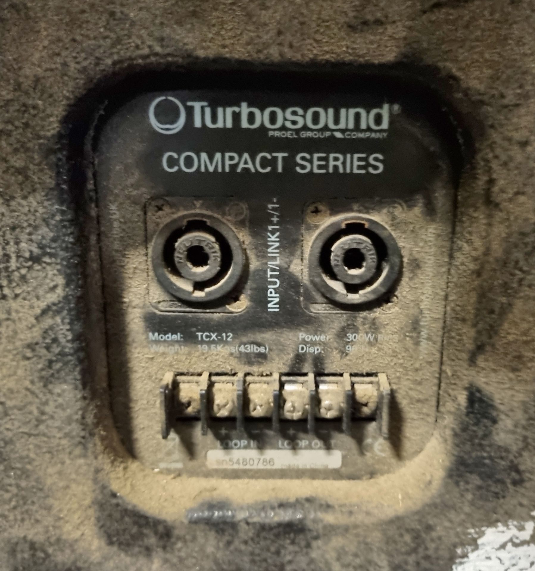 2x Turbosound TCX-12 passive loudspeakers - Image 3 of 3