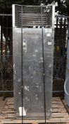E.West + Beynon EWB-14TEC stainless steel upright freezer - 115V - FOR SPARES OR REPAIRS