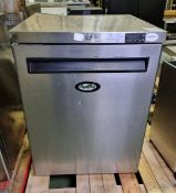 Foster HR150-A stainless steel single door under counter fridge - W 600 x D 650 x H 820mm