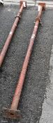 Adjustable steel acrow prop - 2540mm length
