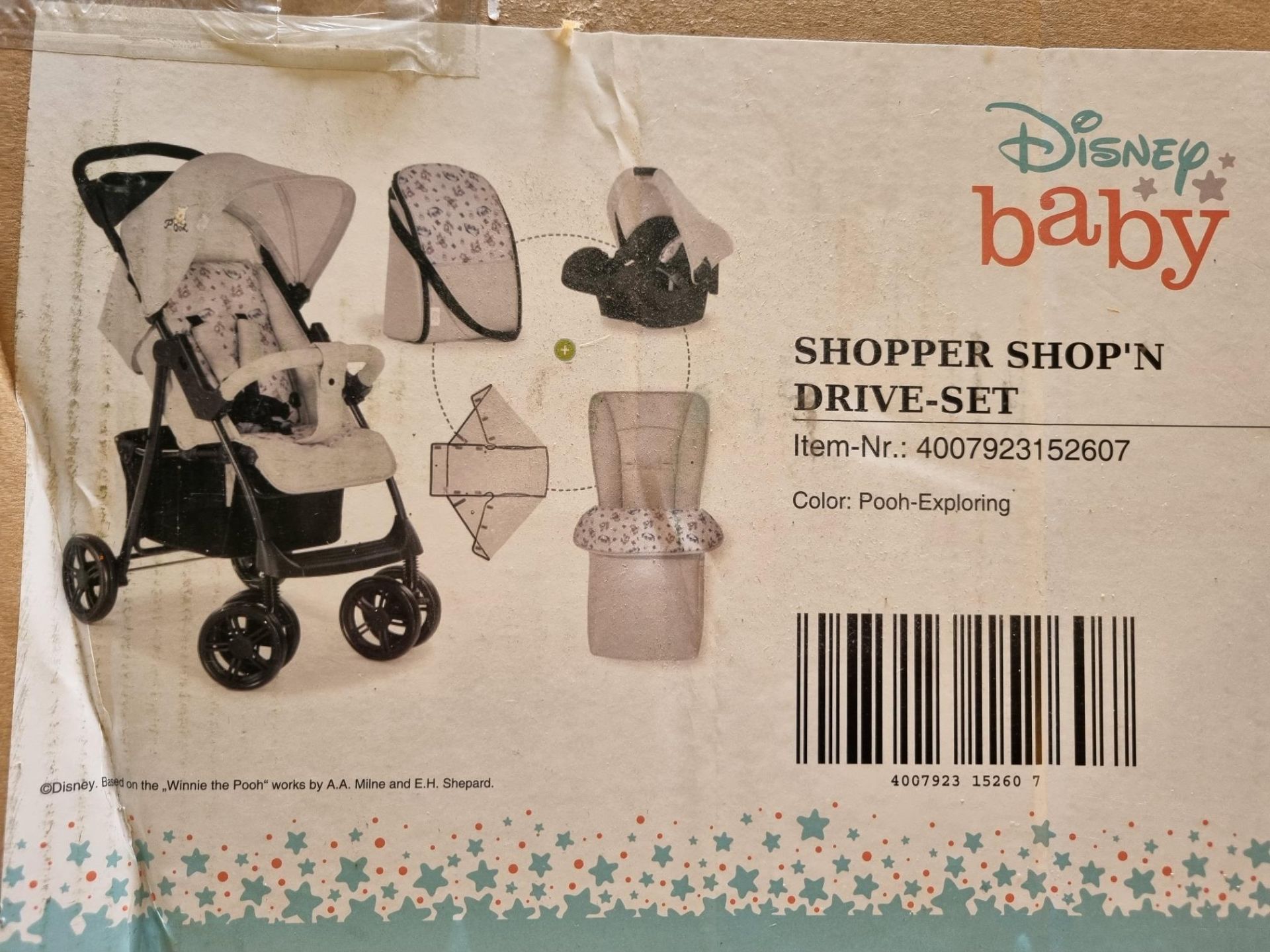 Hauck Disney Pushchair Travel System, Highchair, Tommee Tippee bottle warmer and case, playmat, toys - Image 14 of 24