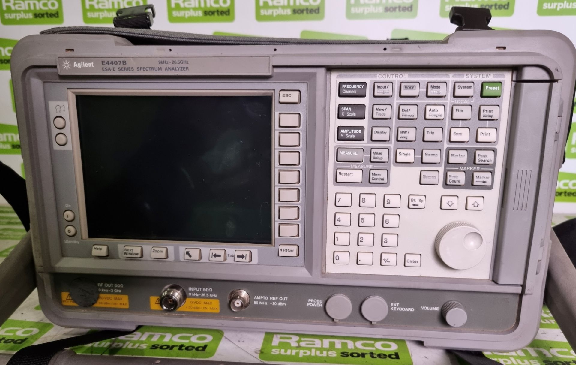 Keysight Technologies ESA-E spectrum analyzer - Damaged - AS SPARES OR REPAIRS