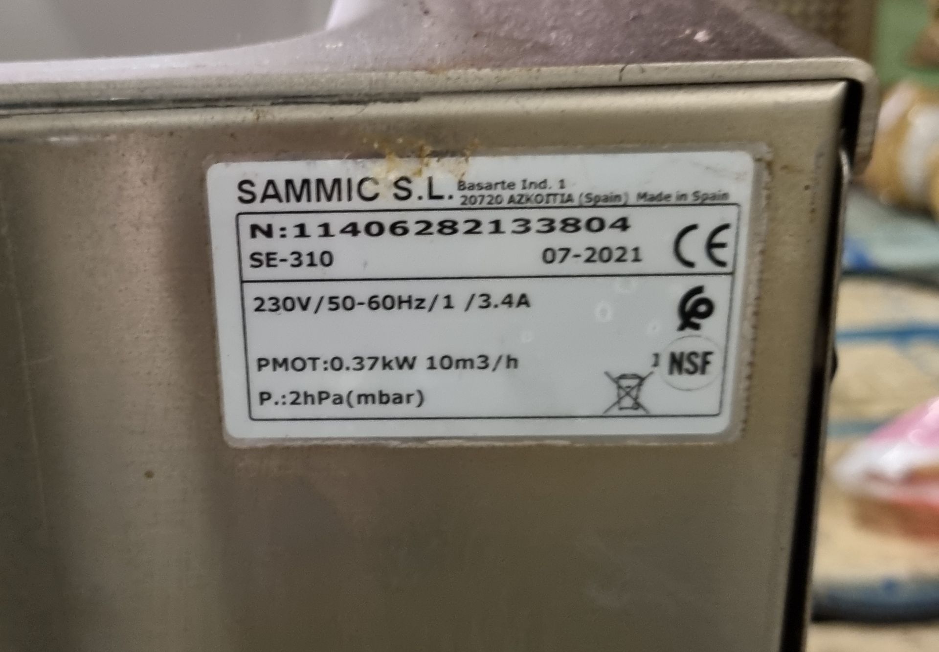 Daewoo KOM9F85 microwave & Sammic SL digital vacuum packing machine - Bild 6 aus 9