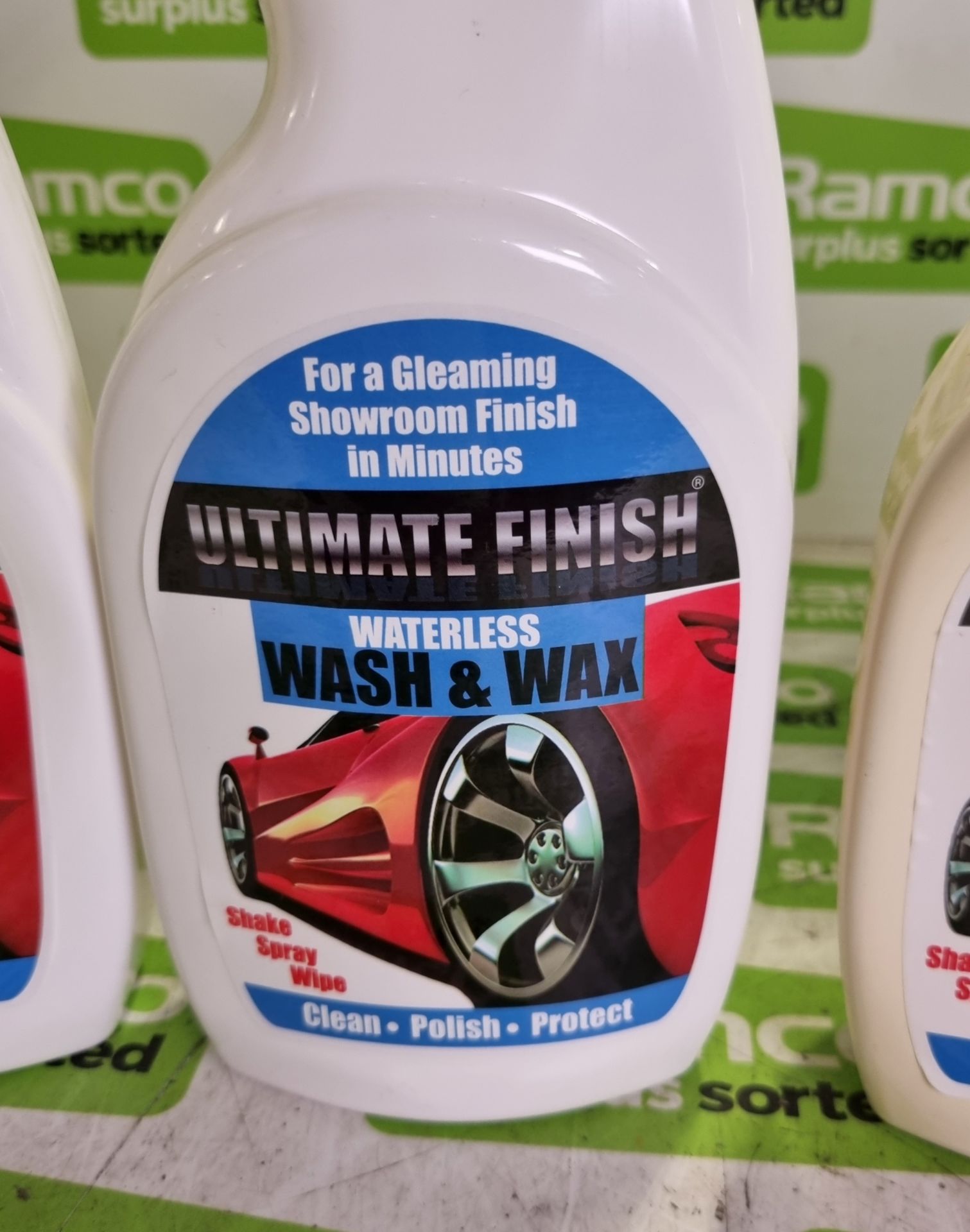 49x Ultimate Finish waterless wash & wax 4 packs (4x 750ml spray bottles & 4x microfibre cloths) - Image 5 of 6