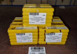 5x sets of Kennametal DNGU11T324ENLFJ 25DEG Top Rake 4 Edge thread inserts - 10 packs per set