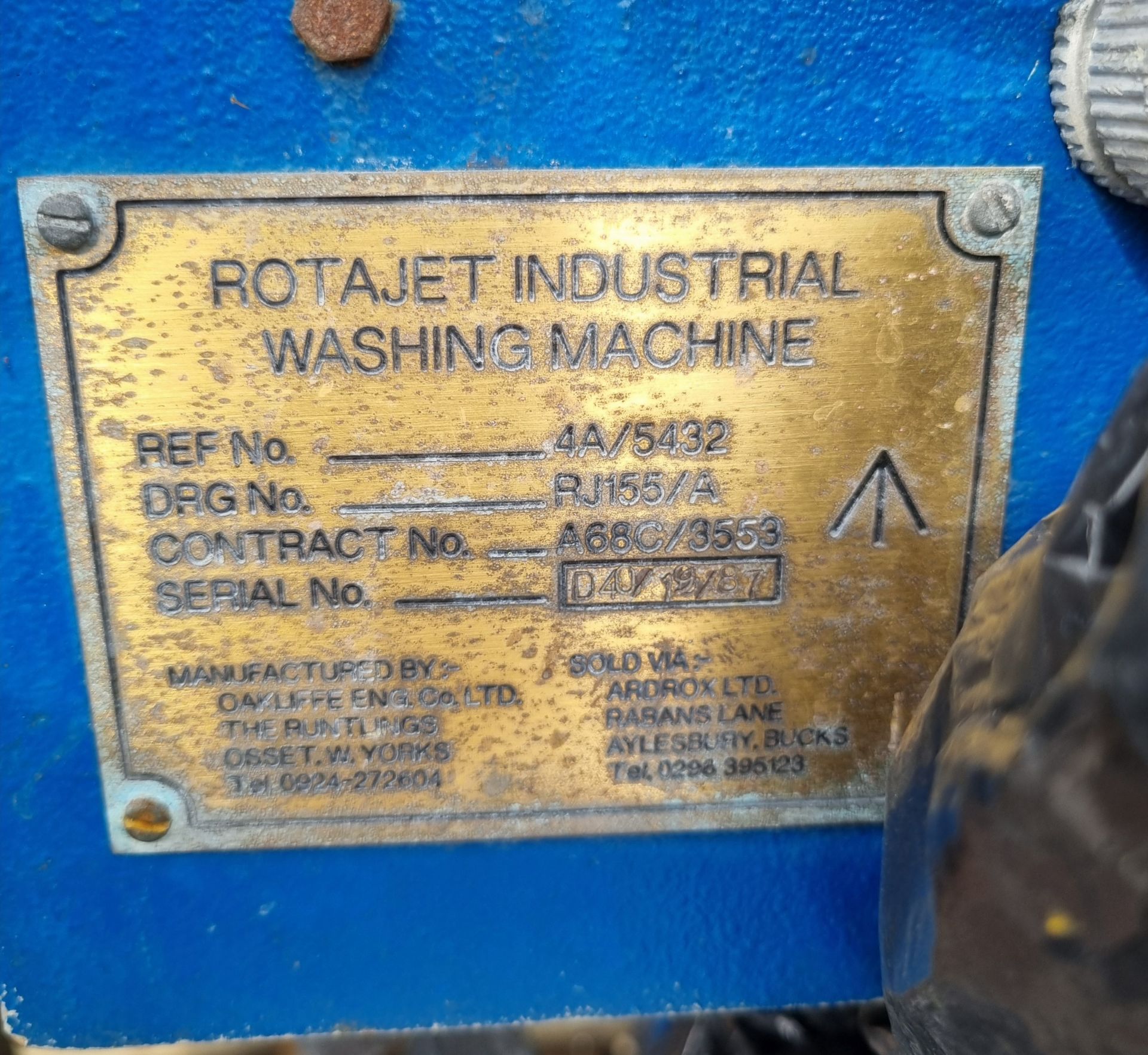 Ardrox Rotajet industrial component washing unit - 415V - L 1700 x W 1400 x H 2400mm - Image 10 of 10