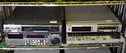 Sony DSR-2000P DVCAM recorder, Sony DVW-M2000P digital video cassette recorder