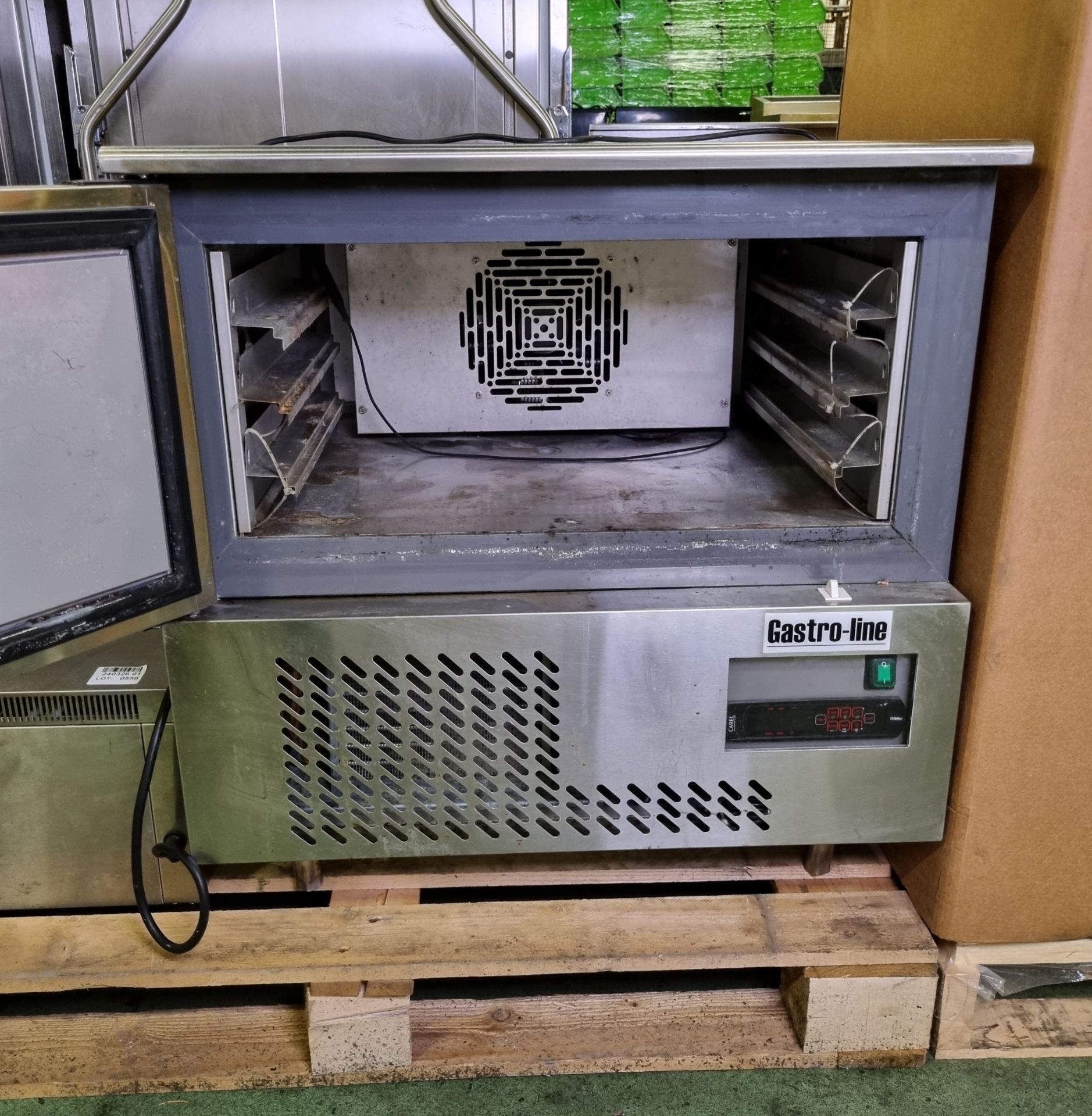 Gastro-Line FZB003 stainless steel single door blast chiller - W 750 x D 750 x H 790mm - Bild 3 aus 5