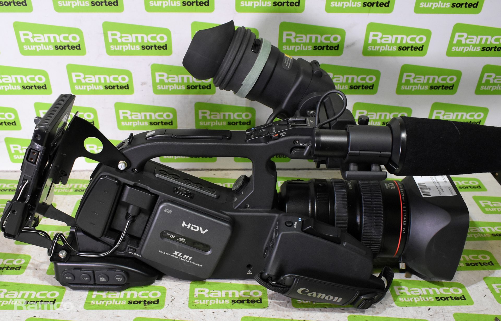 Canon XLH1 HDV 3CCD HD video camera recorder - Image 7 of 18