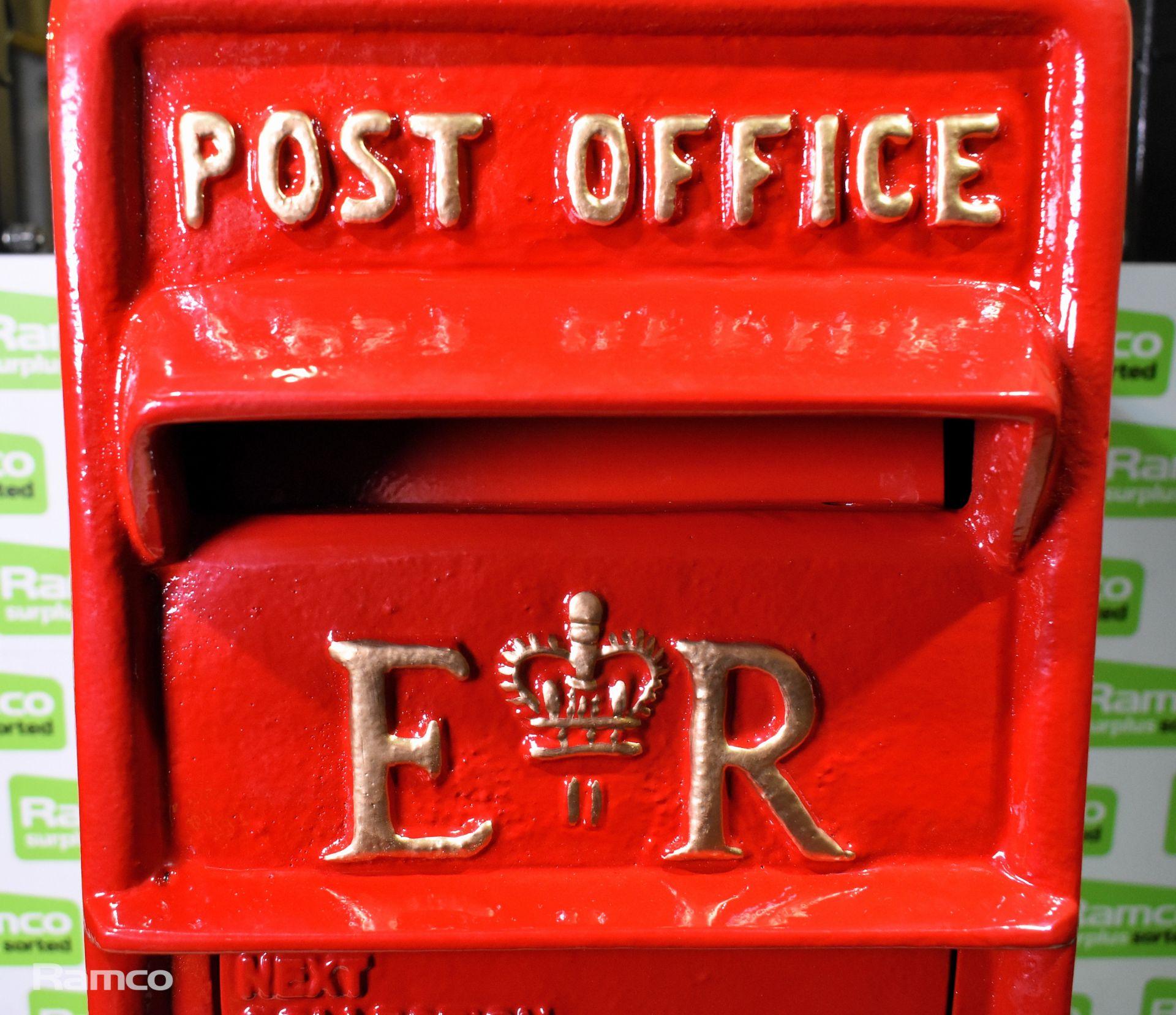 Large red replica postbox - Image 3 of 7