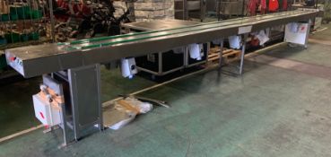 Burlodge Heated and refrigerated tray line - 9x 240V power connectors - 400V