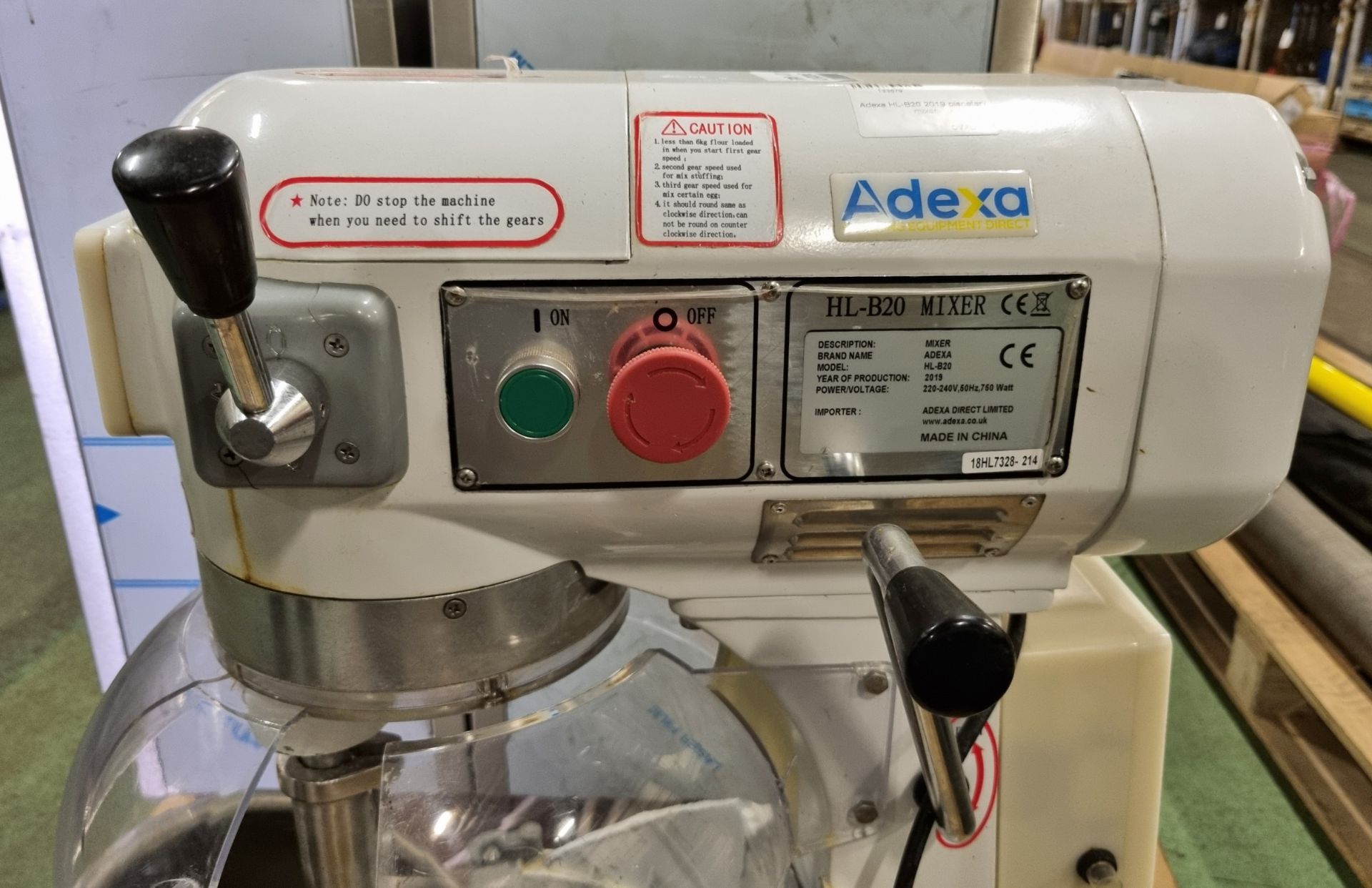 Adexa HL-B20 2019 planetary mixer - Image 4 of 7