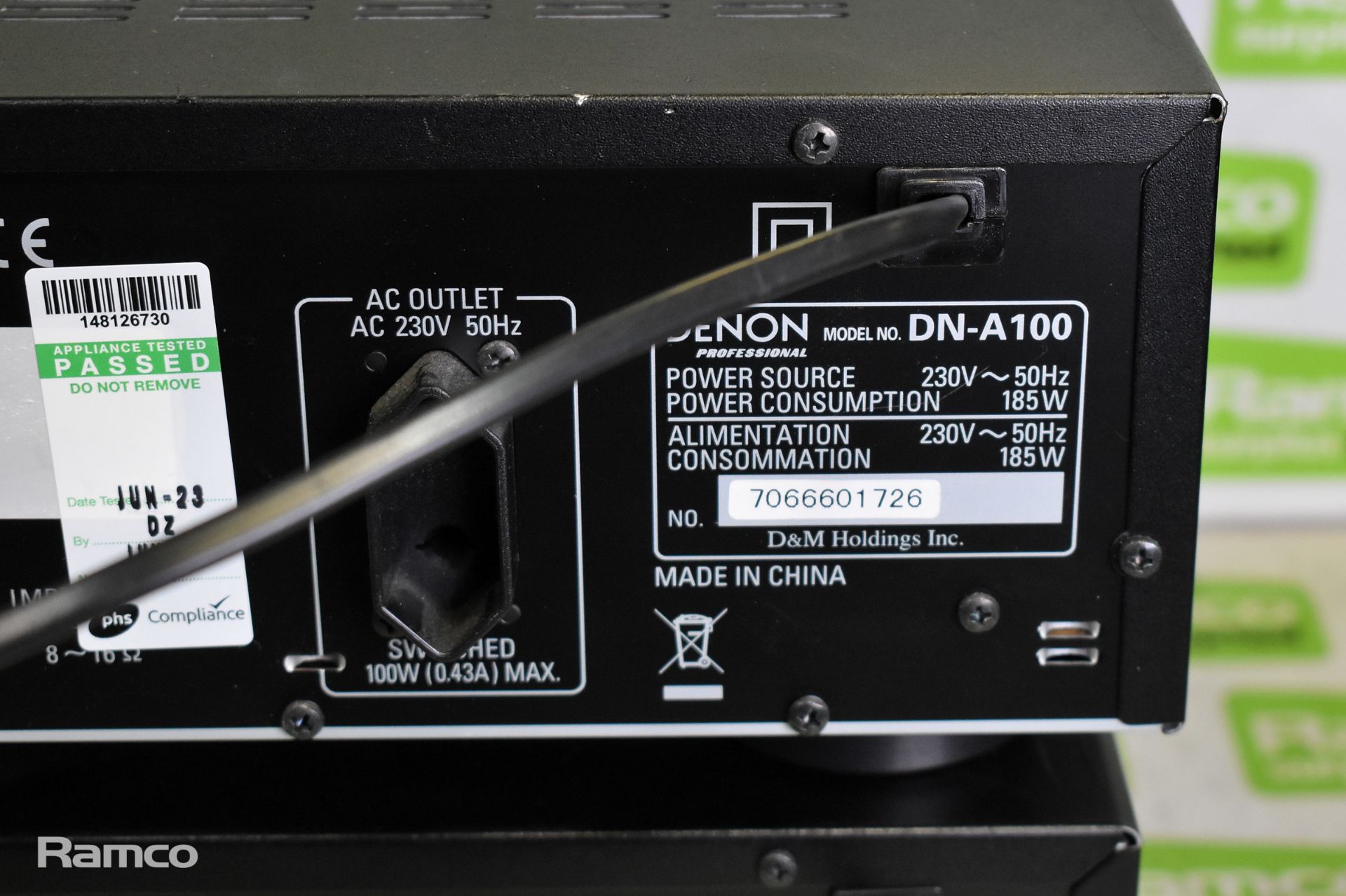 2x Denon DN-A100 integrated amplifiers - Image 4 of 4