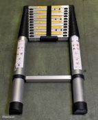 Extendable ladder - extended length: 4750mm approx. - 150kg