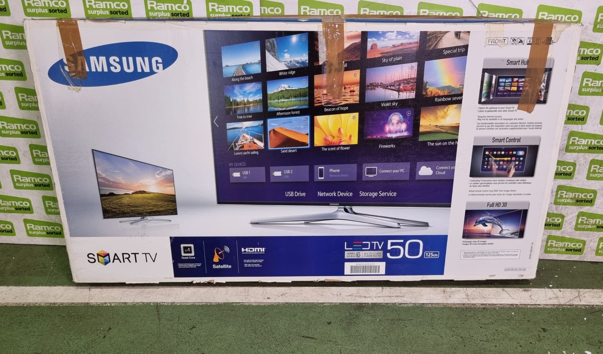 Samsung UE50H6470SS 50 inch 1080p HD TV - Image 7 of 7