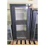 Cannon mobile server cabinet - W 600 x D 650 x H 1290mm - MISSING REAR PANEL