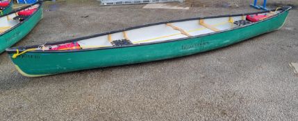 HOU Canoes HOU16 Open canoe - W 4900 x D 920 x H 370mm