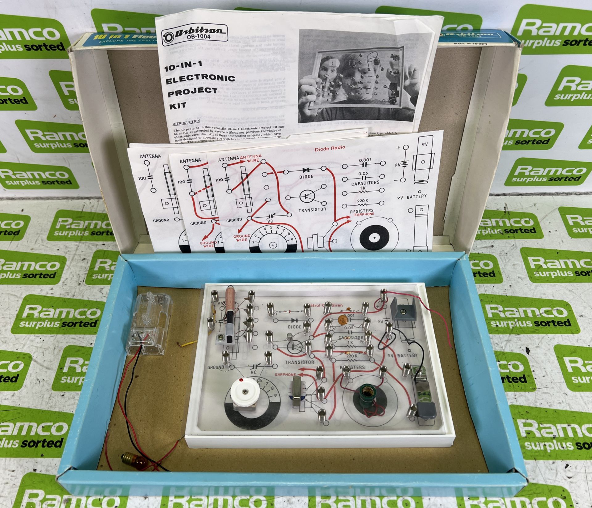 Orbitron OB-1004 - 10 in 1 electronic project kit - Image 3 of 5