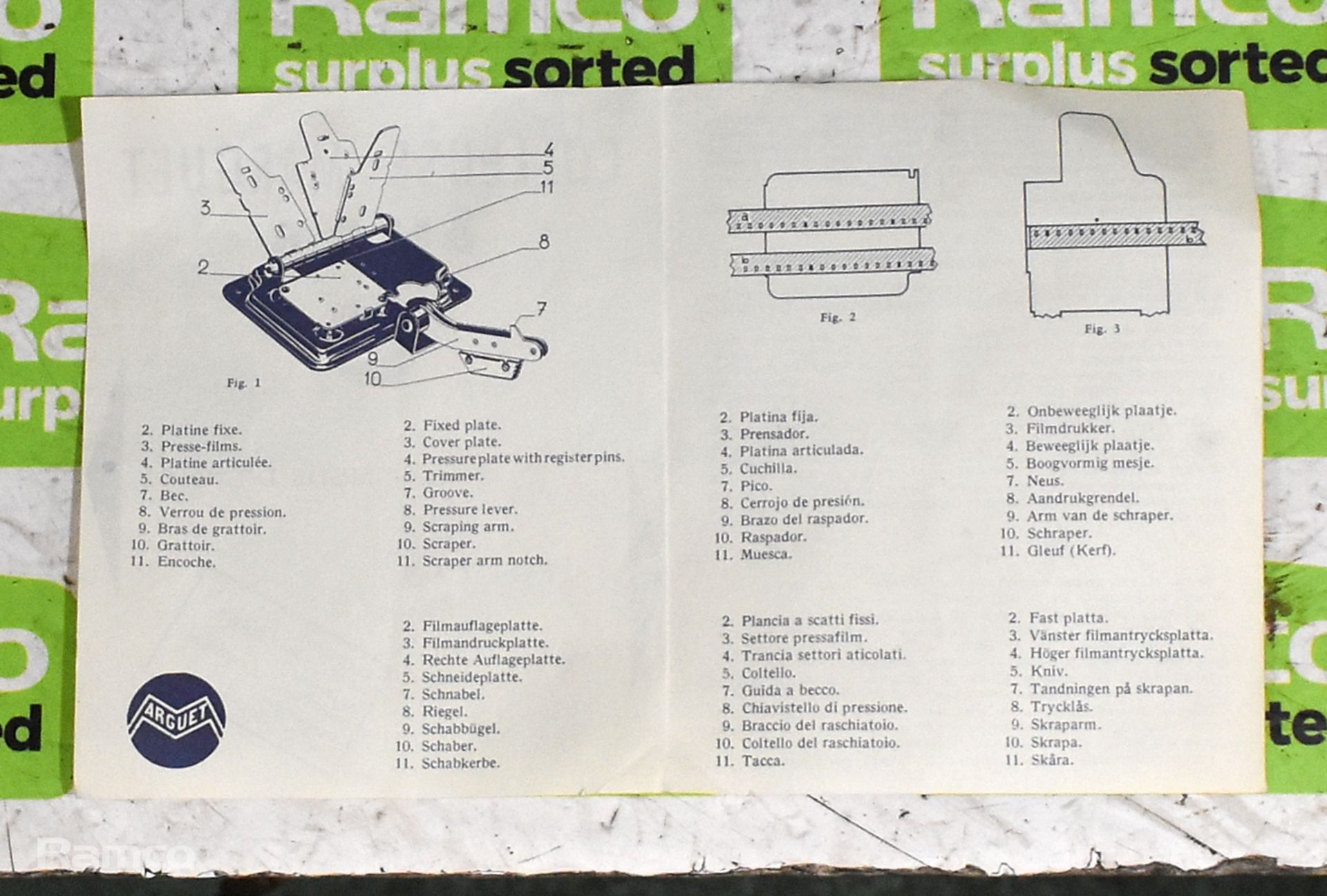 Colleuse Marguet BN 2 B (BN2B) 8/16mm splicer - Image 5 of 7