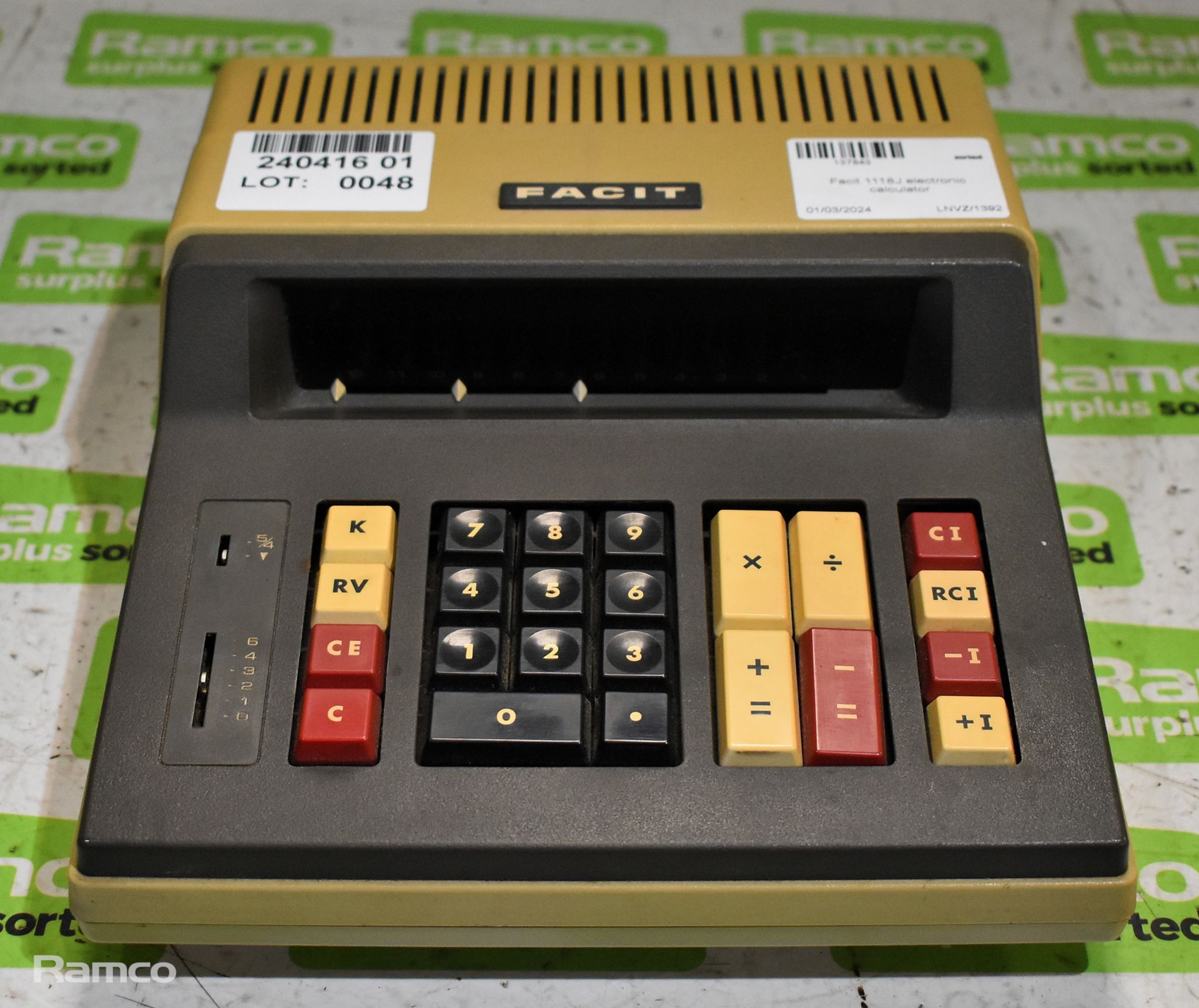 Facit 1118J electronic calculator