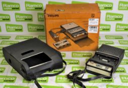 Philips EL3302 battery operated compact casette recorder