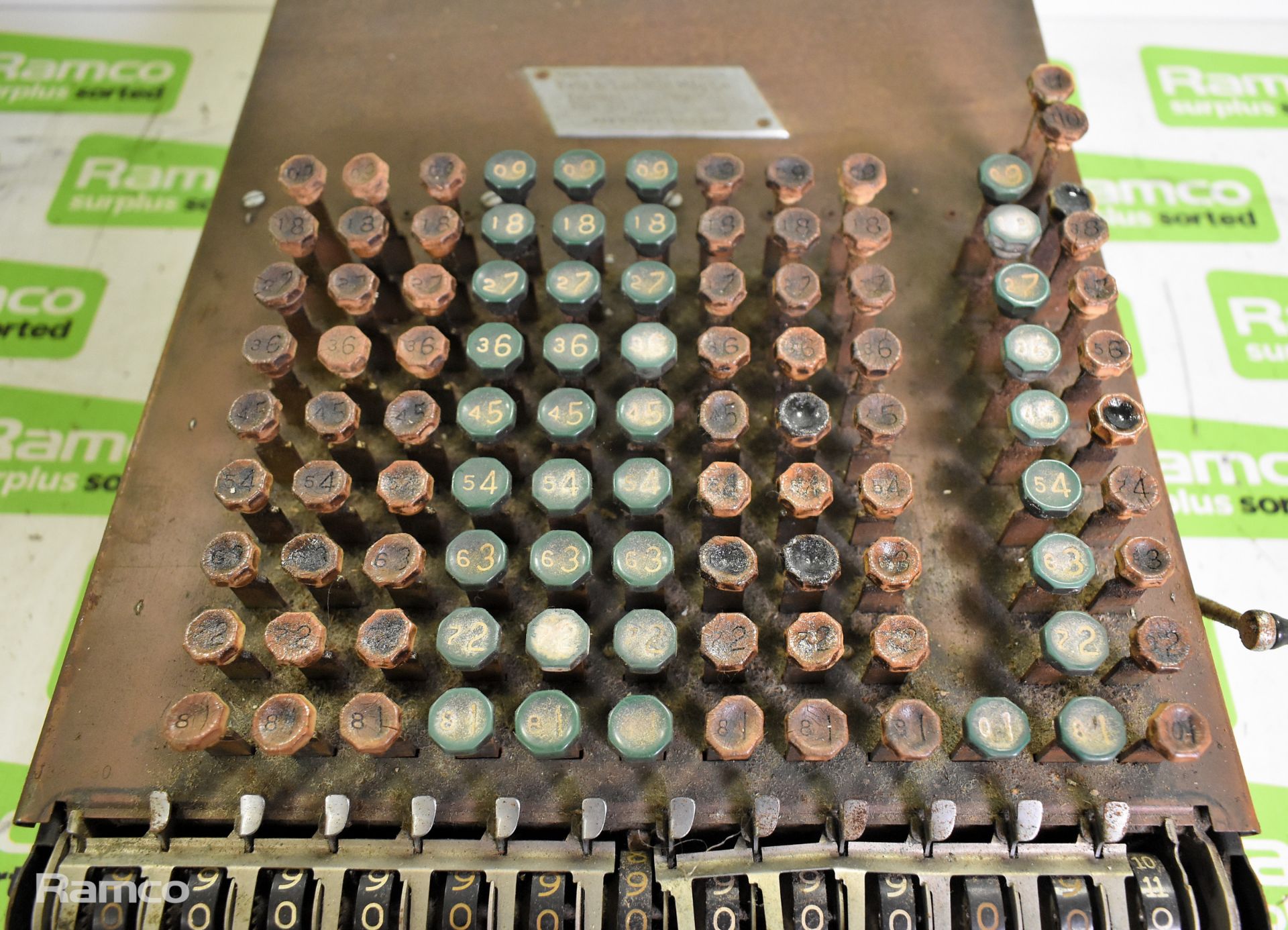 Fell & Tarrant comptometer calculating / adding machine - Image 3 of 8