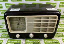 Ultra Electric Ltd T401 bakelite portable valve radio