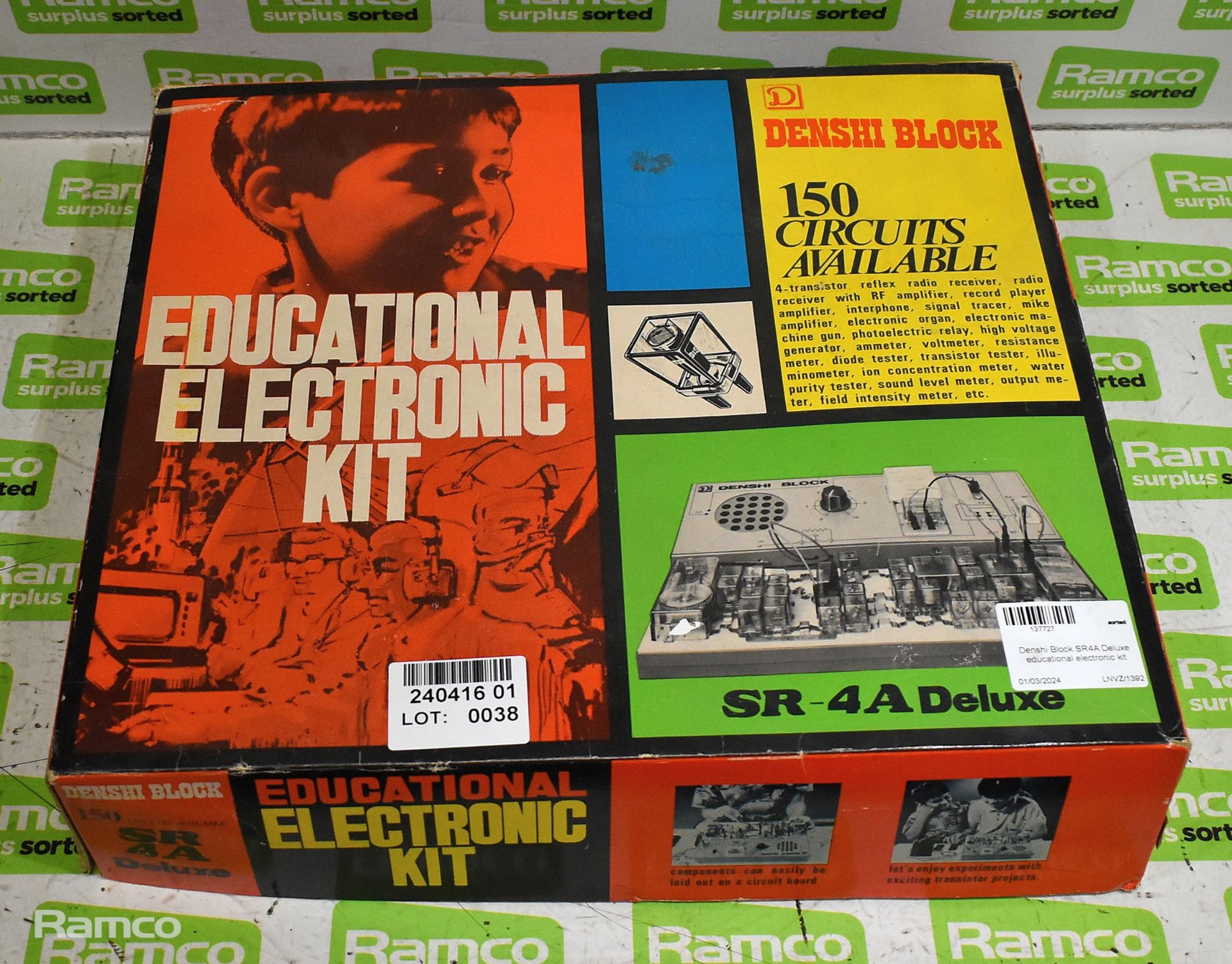 Denshi Block SR4A Deluxe educational electronic kit