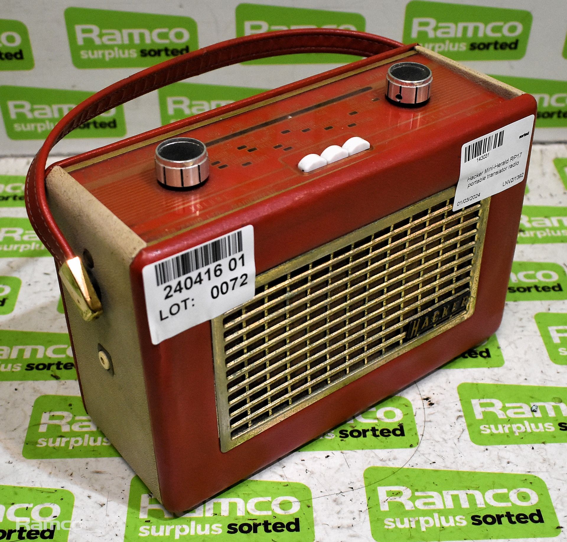 Hacker Mini-Herald RP17 portable transistor radio - Bild 3 aus 6